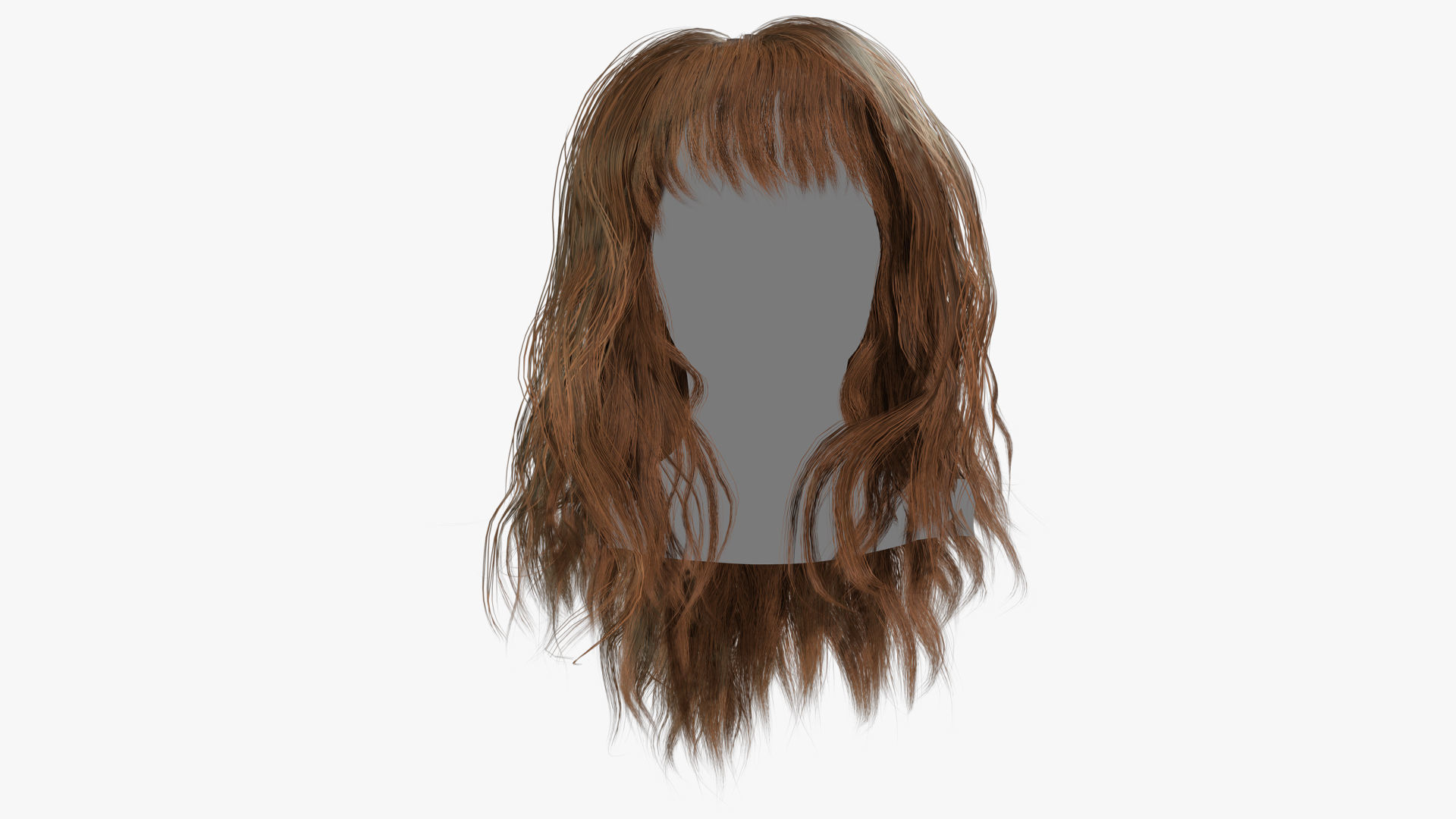 Female Hair - 002 3D model_1