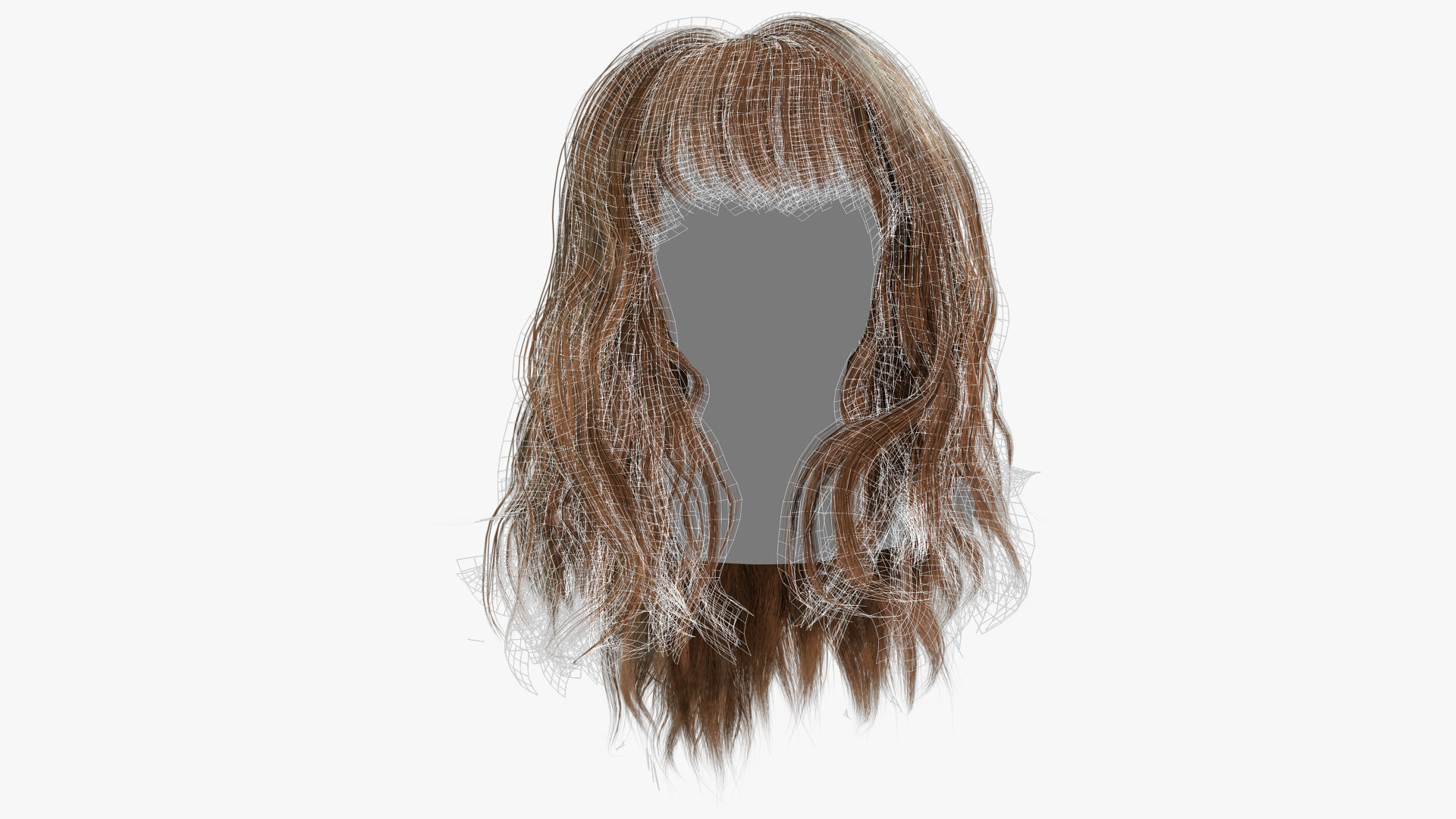 Female Hair - 002 3D model_11