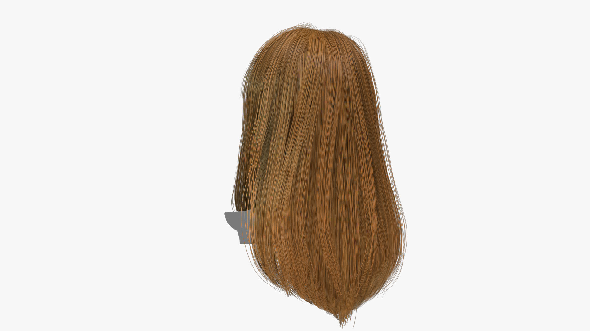 Female Hair - 003 3D model_4