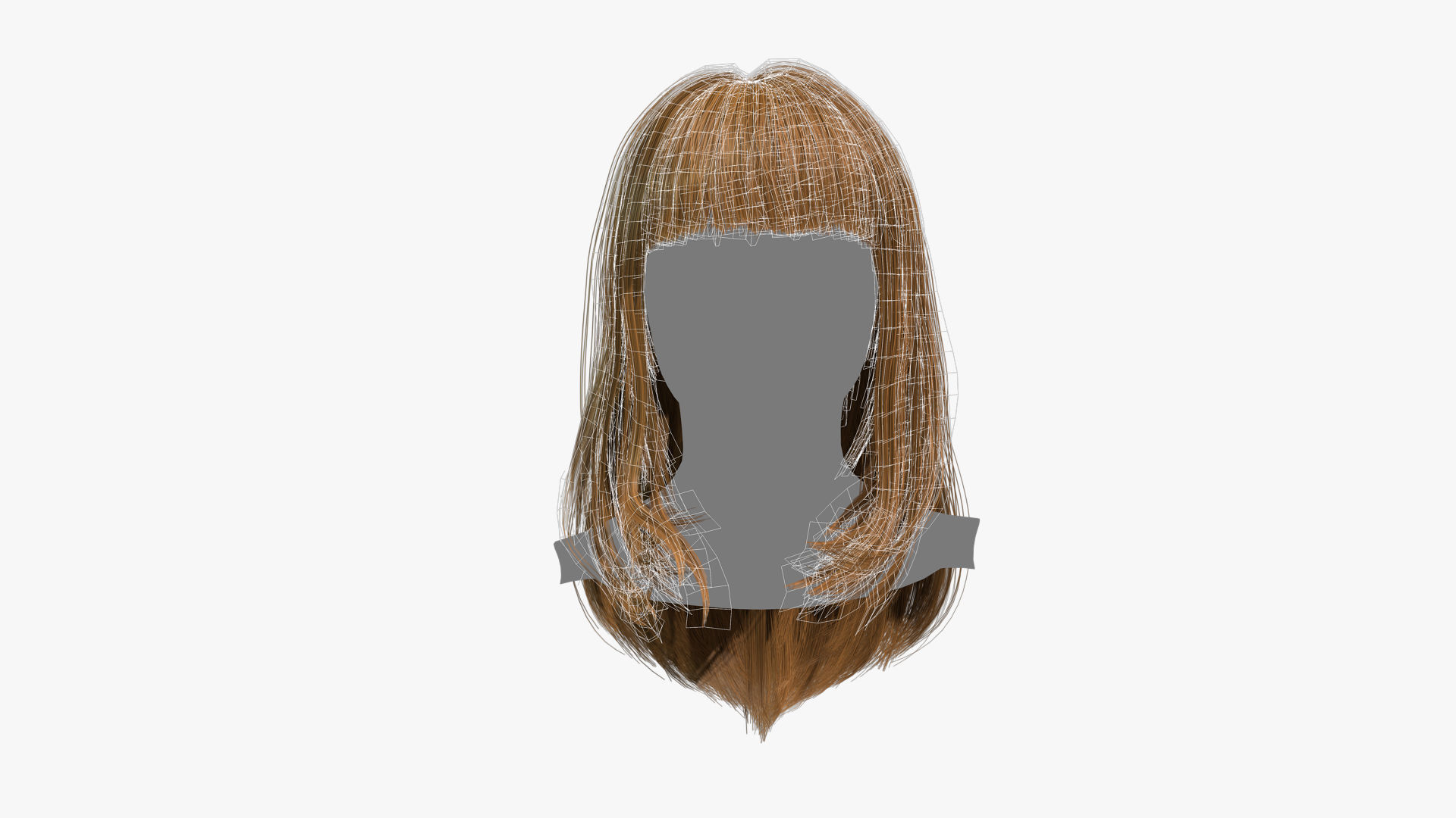 Female Hair - 003 3D model_11