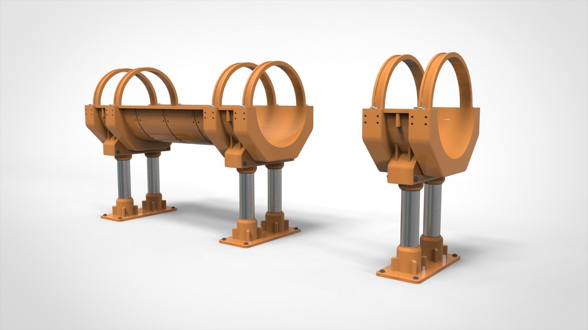 sci fi tube 3D model_23