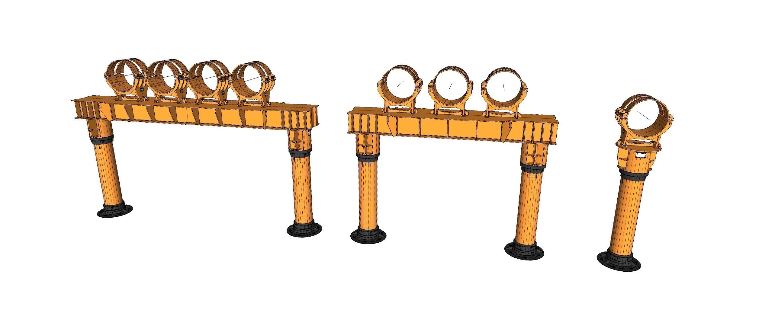 sci fi tube 3D model_33