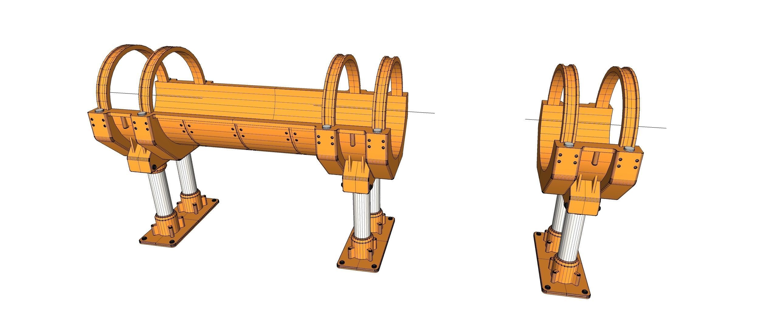 sci fi tube 3D model_34