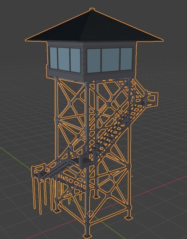 Firewatch Tower 3D model 3D model_23