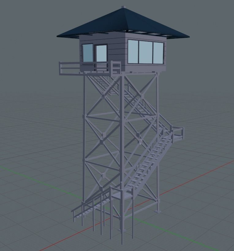Firewatch Tower 3D model 3D model_9