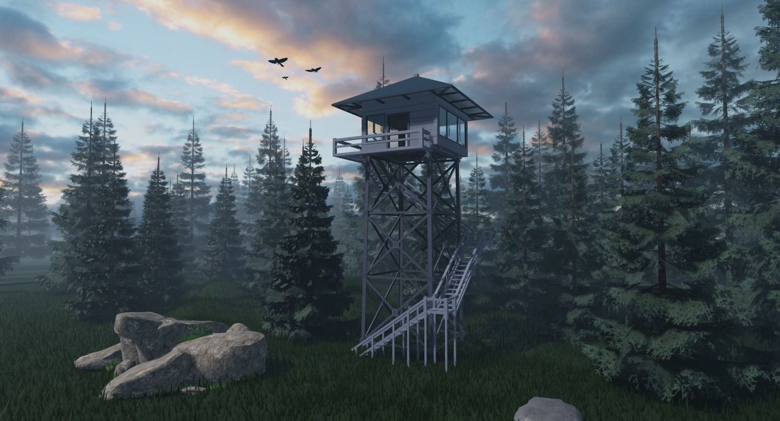 Firewatch Tower 3D model 3D model_2