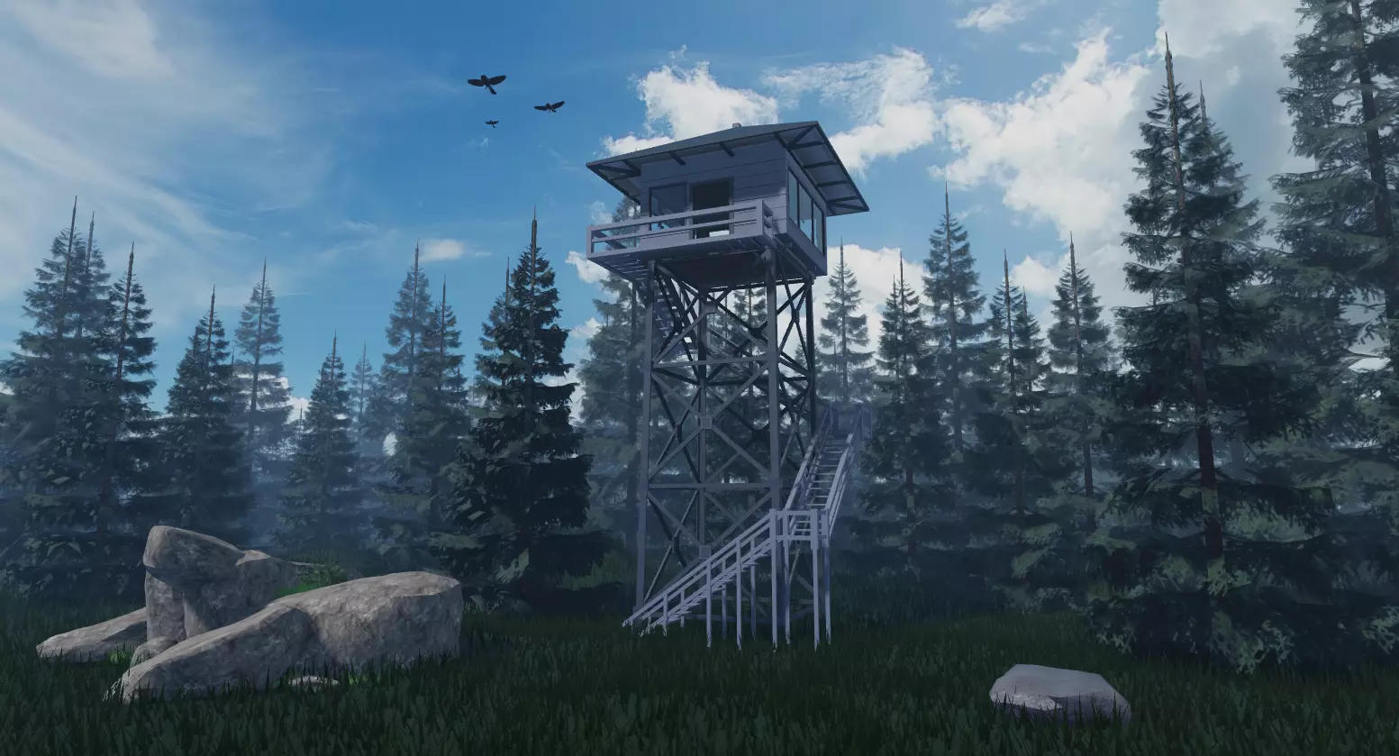 Firewatch Tower 3D model 3D model_0