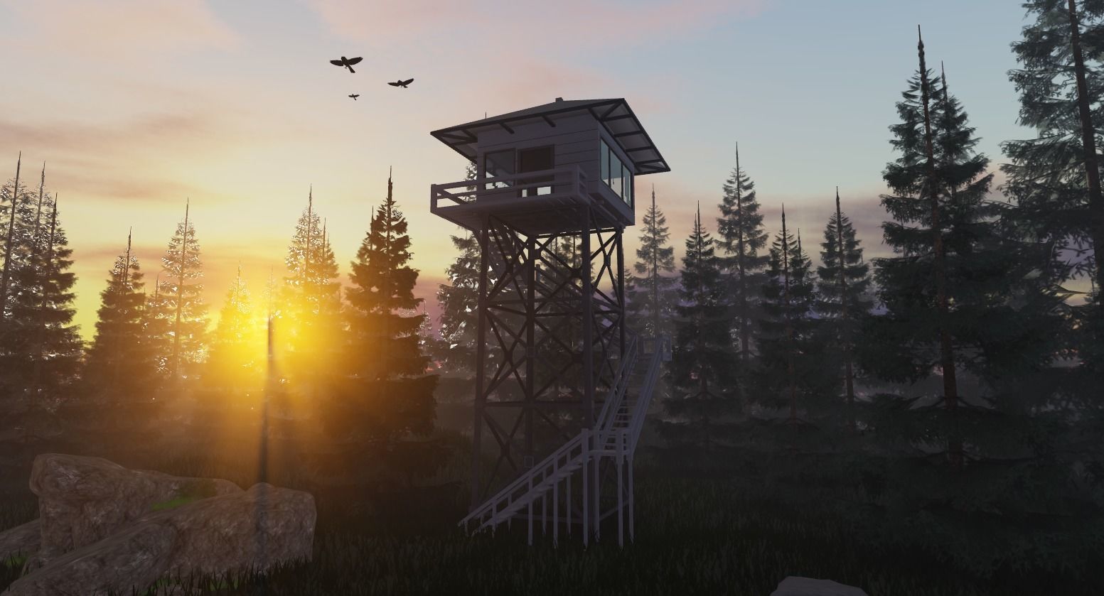 Firewatch Tower 3D model 3D model_3