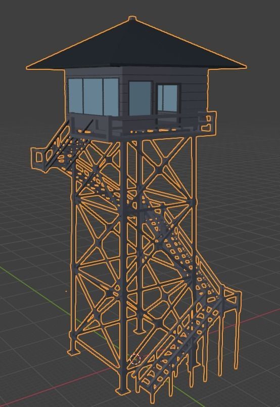 Firewatch Tower 3D model 3D model_14