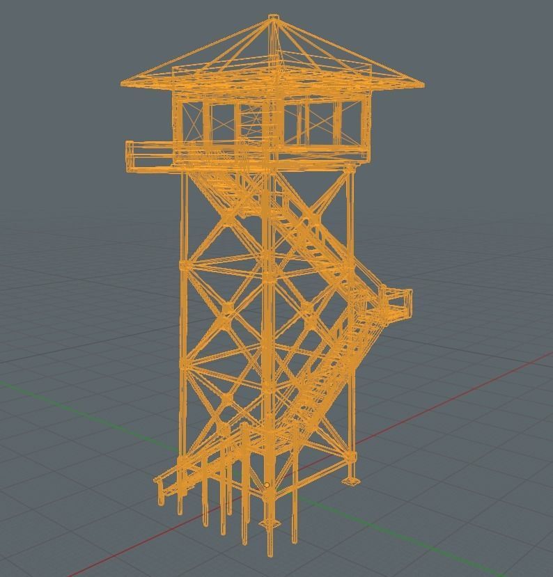 Firewatch Tower 3D model 3D model_8