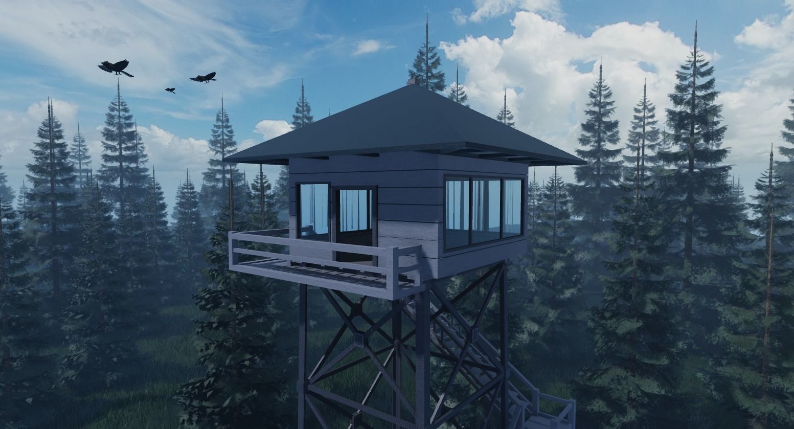 Firewatch Tower 3D model 3D model_4
