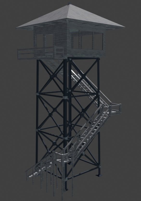 Firewatch Tower 3D model 3D model_22