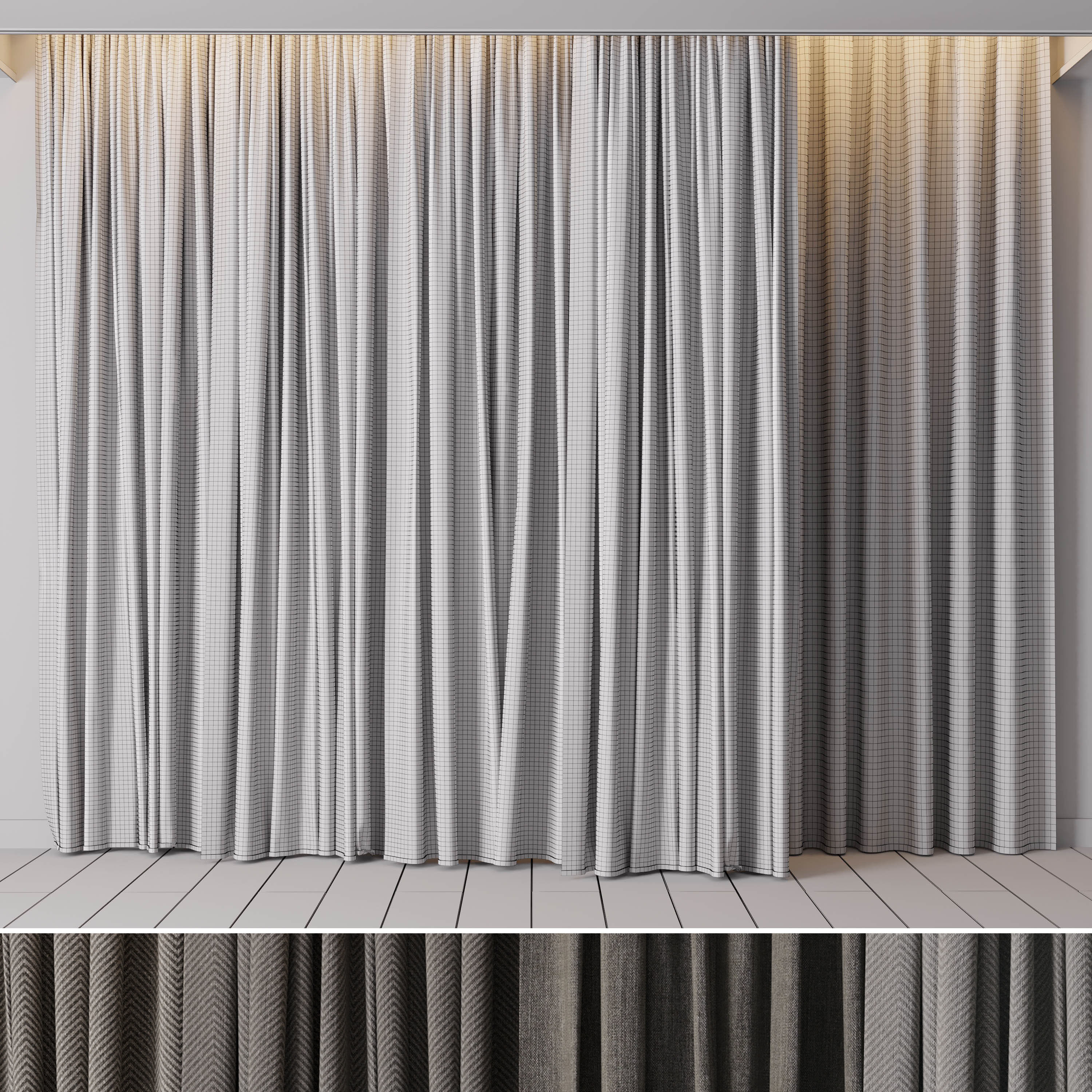 Hadi Curtains 38 3D model_4