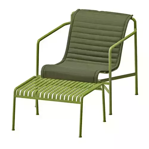Hay Palissade Lounge Chair and table 