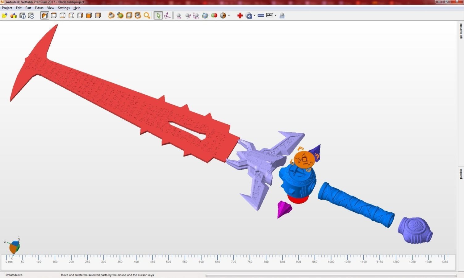 DOOM Eternal Crucible V2 3D print model_12