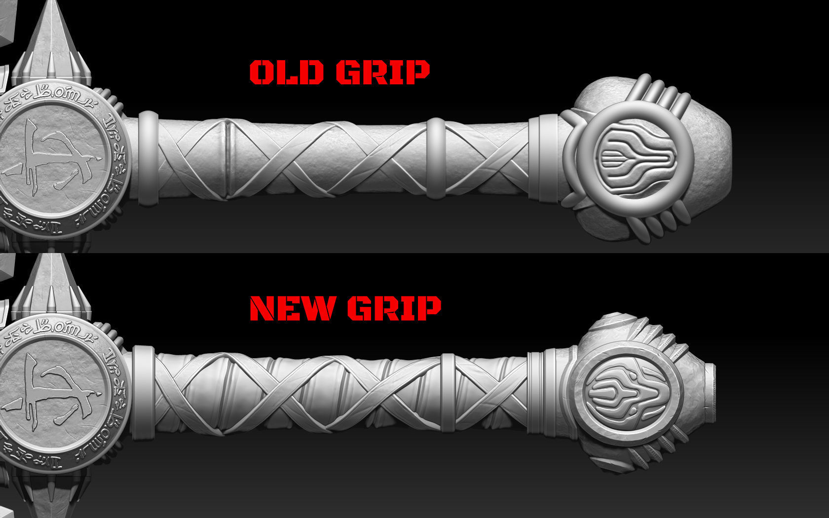 DOOM Eternal Crucible V2 3D print model_7