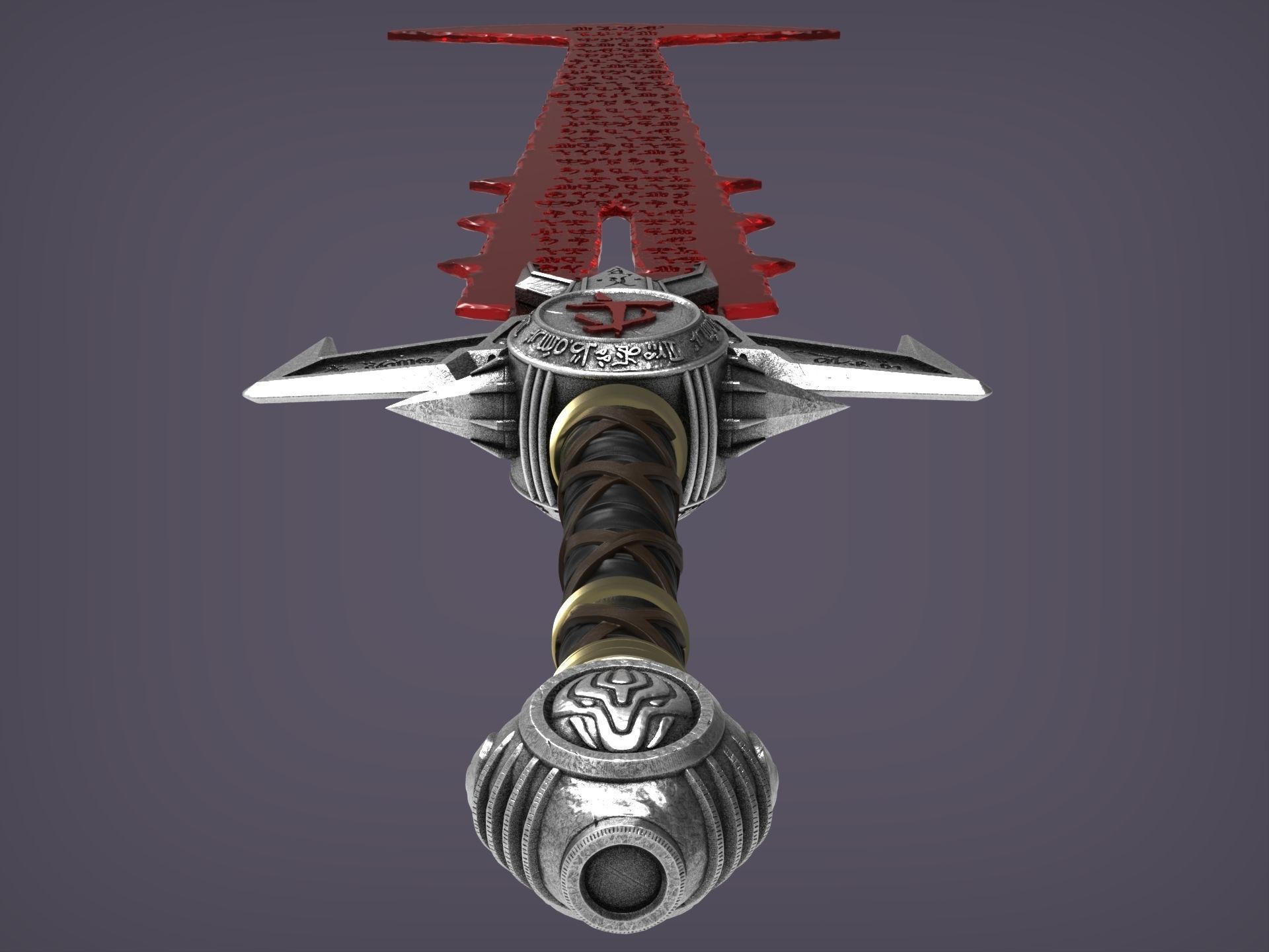 DOOM Eternal Crucible V2 3D print model_2