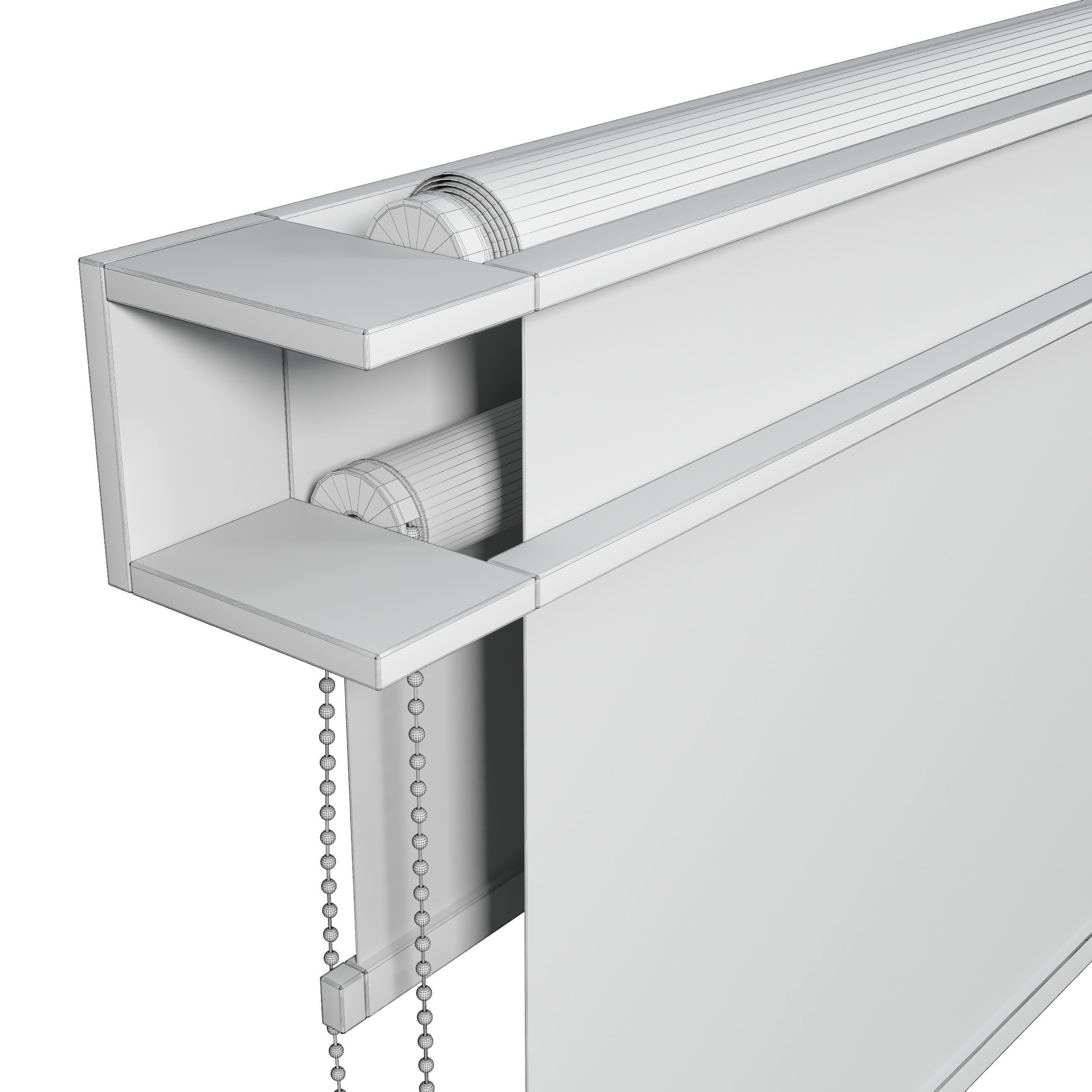 mycore gs roller blinds bordering - border double 3D model_3