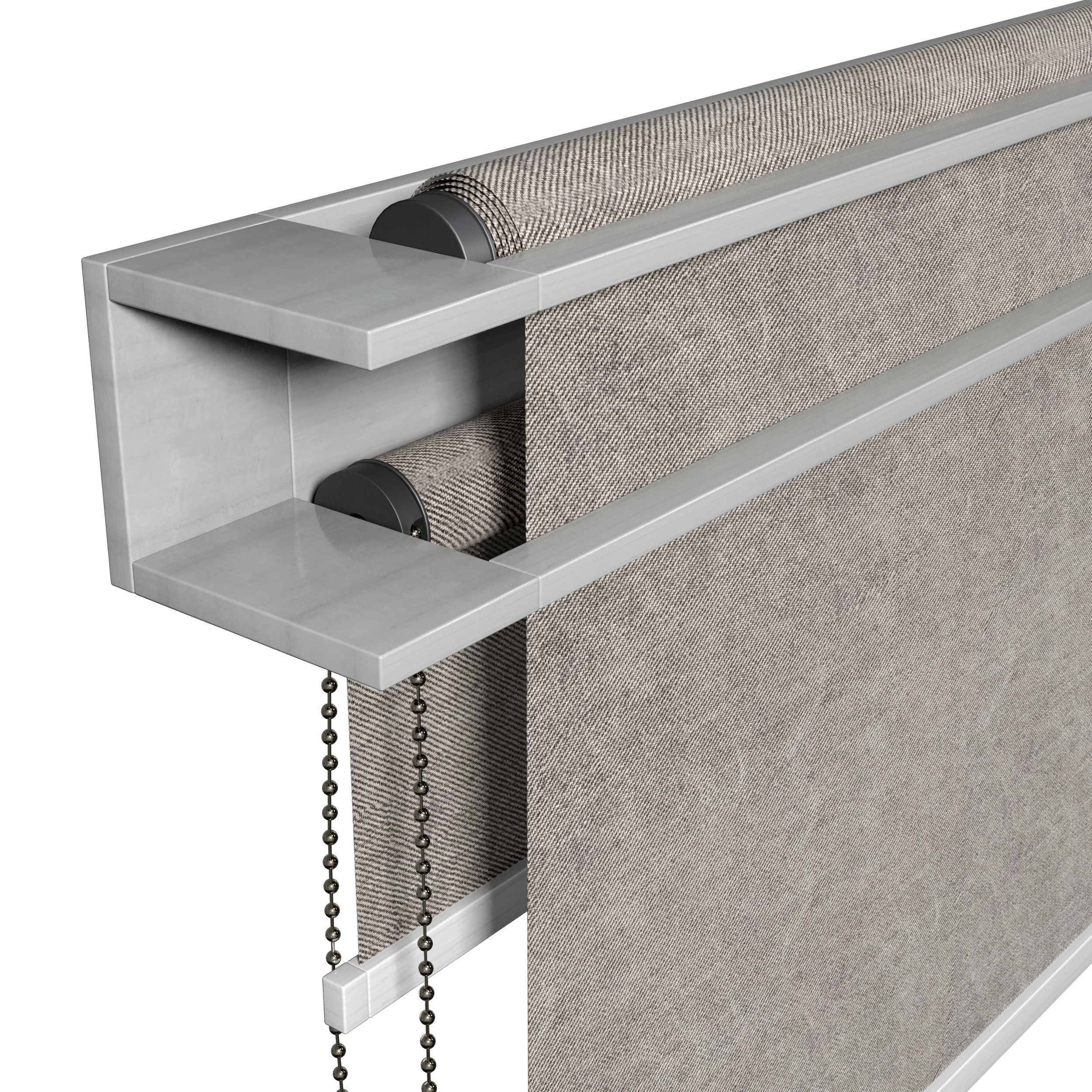 mycore gs roller blinds bordering - border double 3D model_1