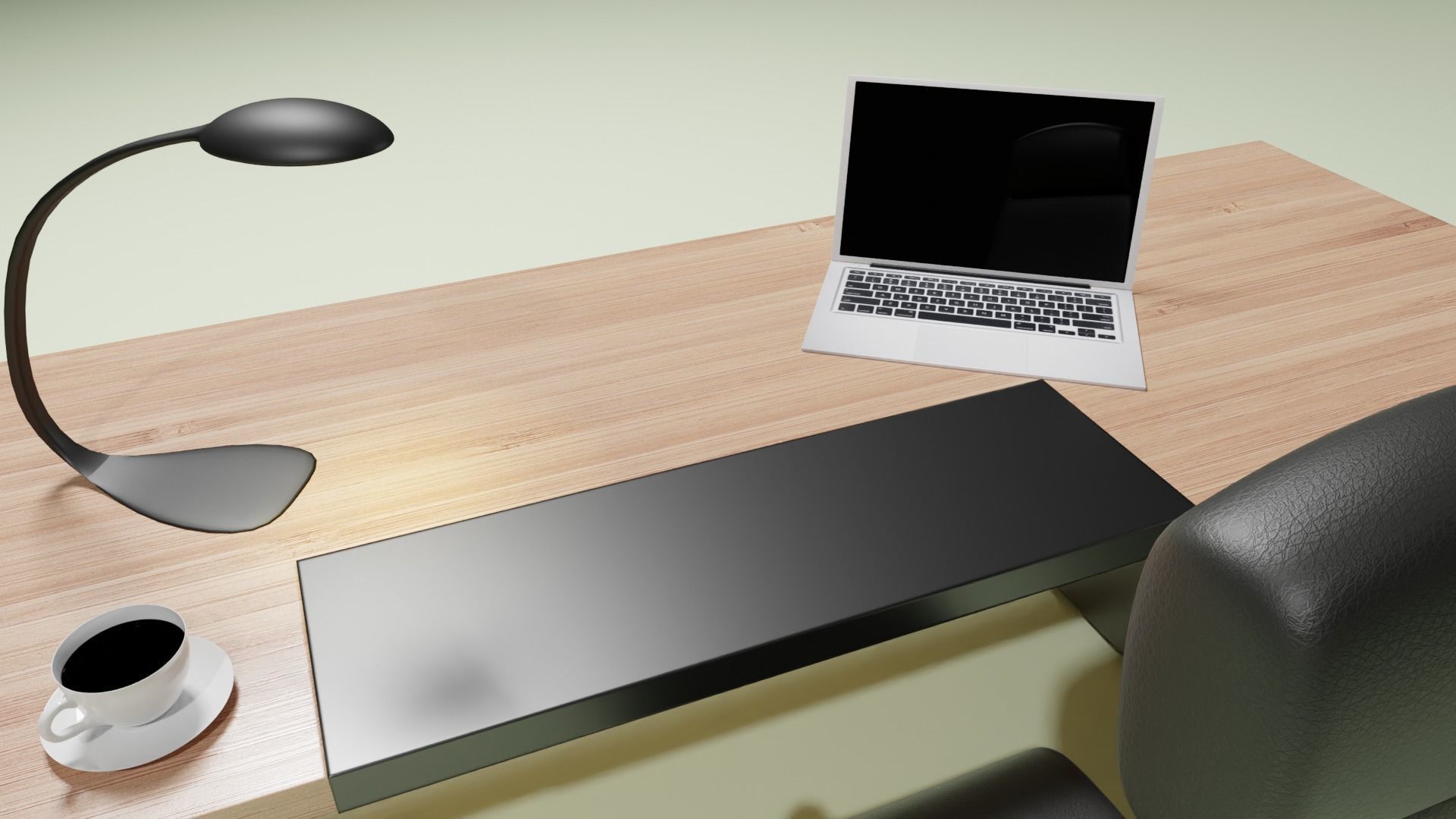 DESK OFFICE 3D model_5