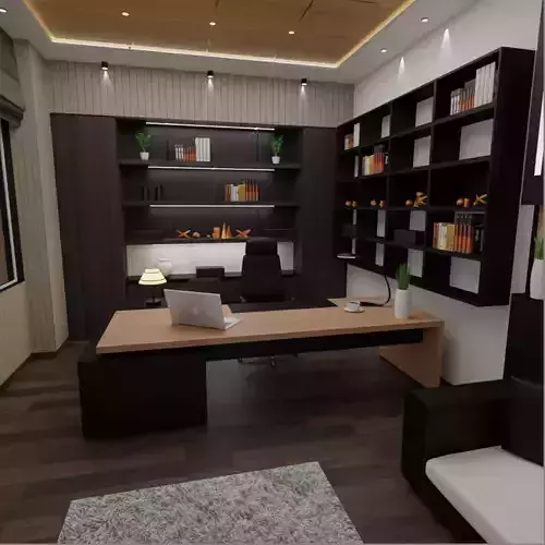 DESK OFFICE 3D model