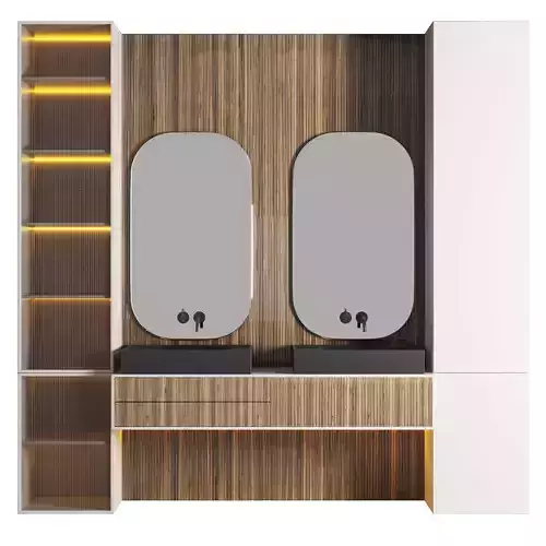 Bathroom furniture set 01
