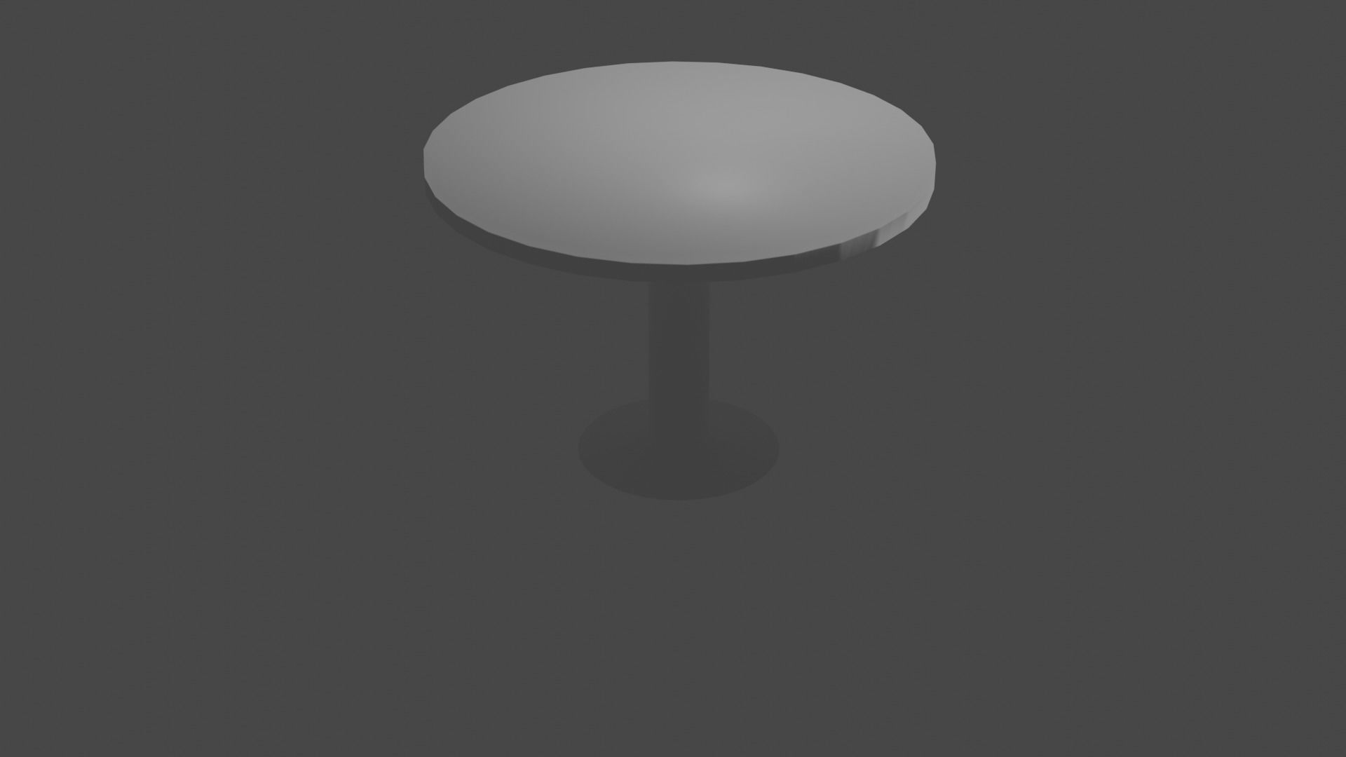 Table round Free 3D model_1