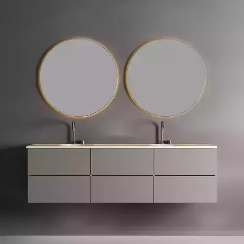 Bathroom furniture set 04