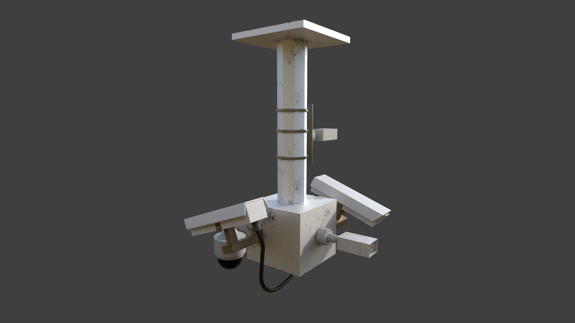 Security Camera Free 3D model_1