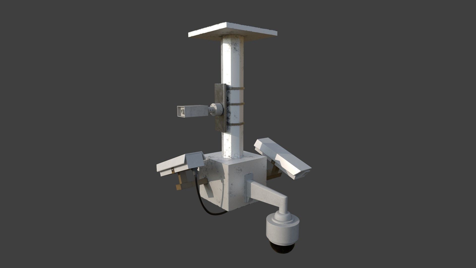 Security Camera Free 3D model_2