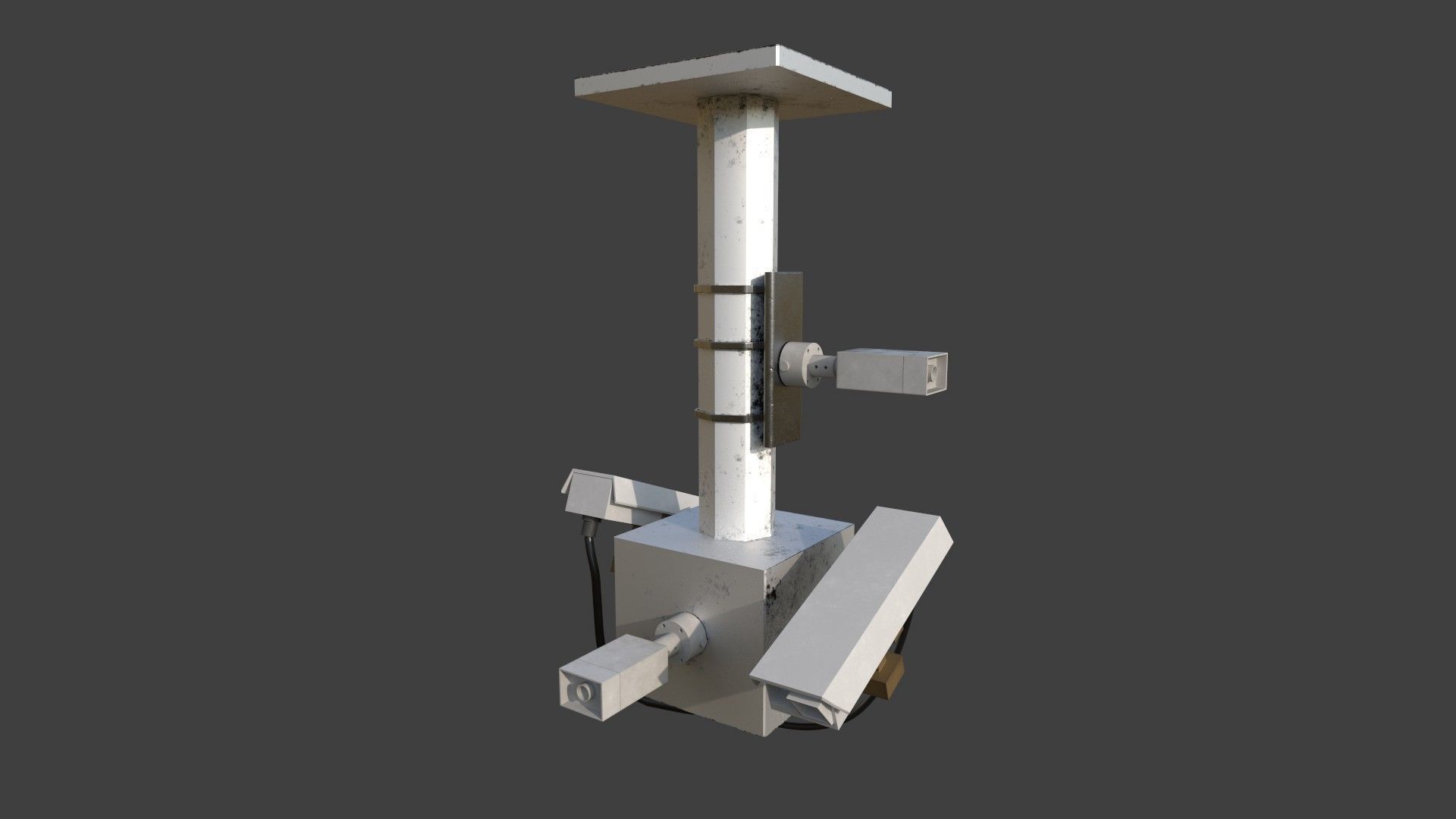 Security Camera Free 3D model_6