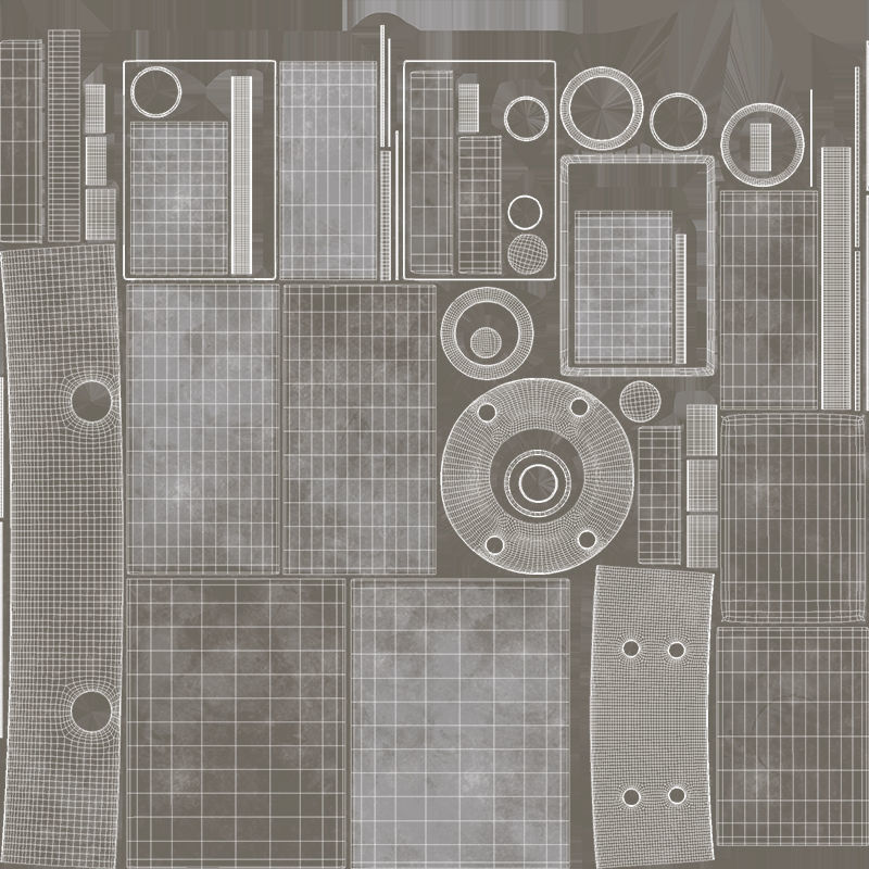 Security Camera Free 3D model_11