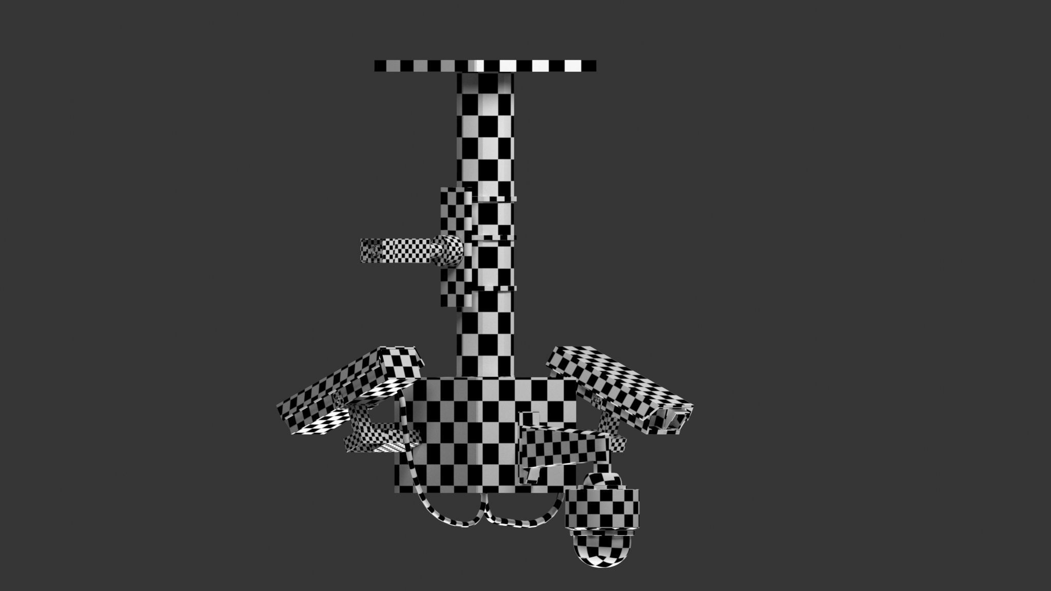 Security Camera Free 3D model_9