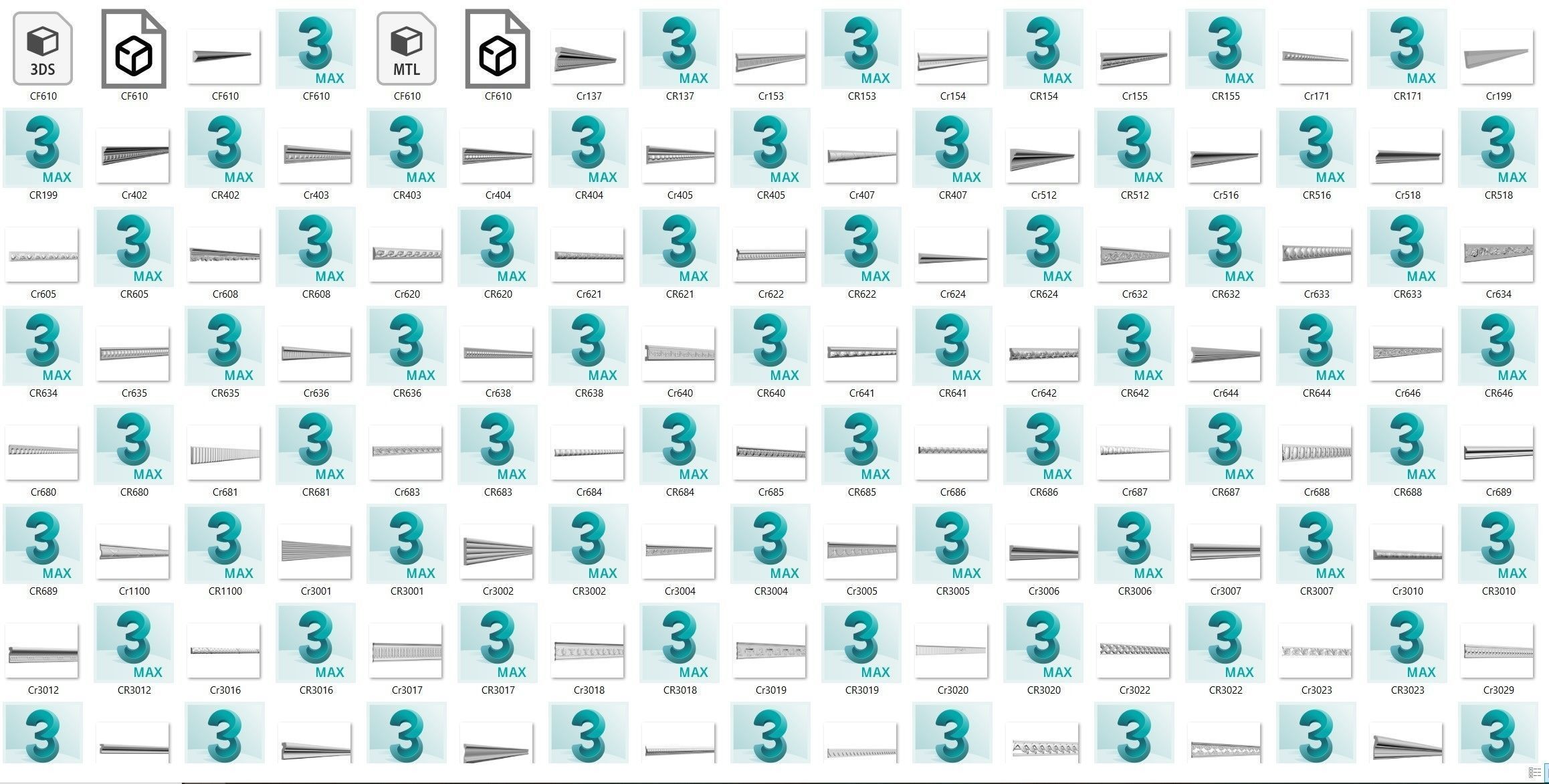  ceiling panels 3D model_2