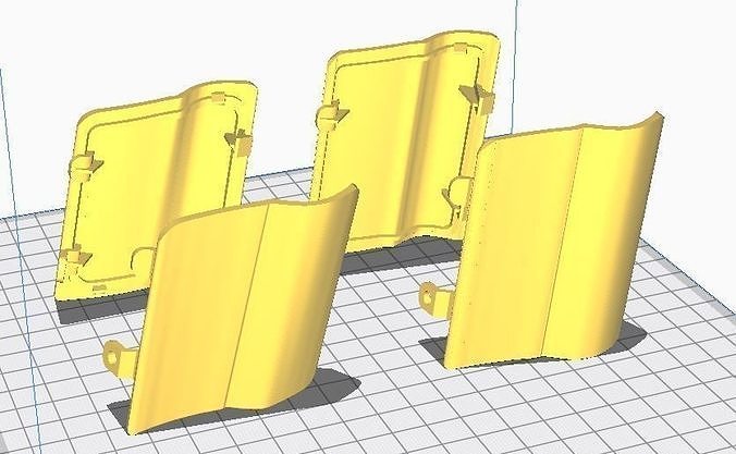 Mercedes-Benz Side Molding Cap Tested and Ready to 3D Print 3D print model