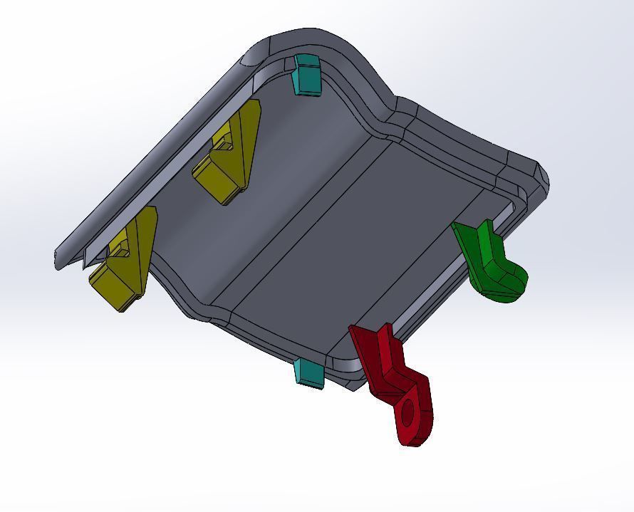 Mercedes-Benz Side Molding Cap Tested and Ready to 3D Print 3D print model_16