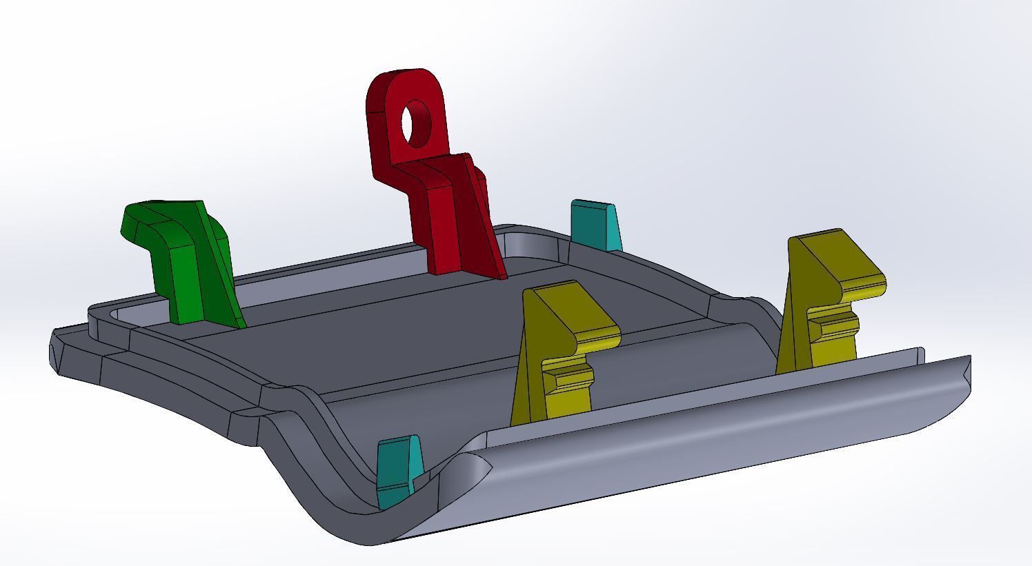 Mercedes-Benz Side Molding Cap Tested and Ready to 3D Print 3D print model_1