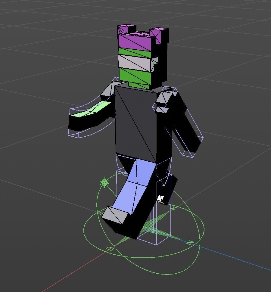 voxel human 3D model_2