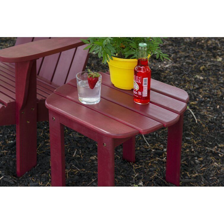 Selkirk Wood Side End Table 3D model_8