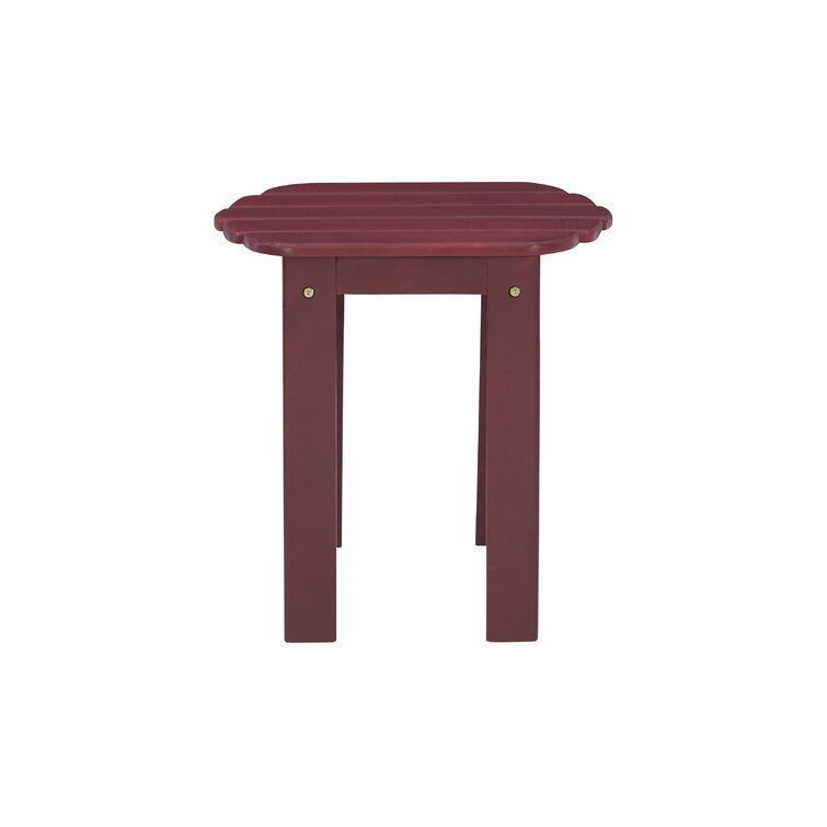 Selkirk Wood Side End Table 3D model_2