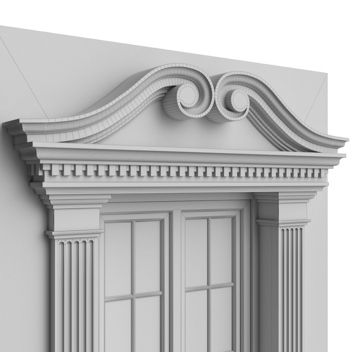 Classic balconies 1 3D model_5