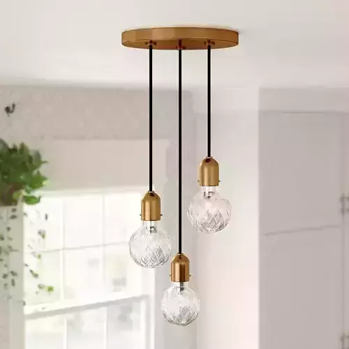 Kyler Light Cluster Bulb Pendant - 2 colour