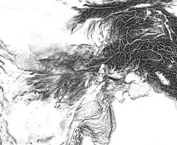 Afghanistan High resolution 22k cavity map Texture