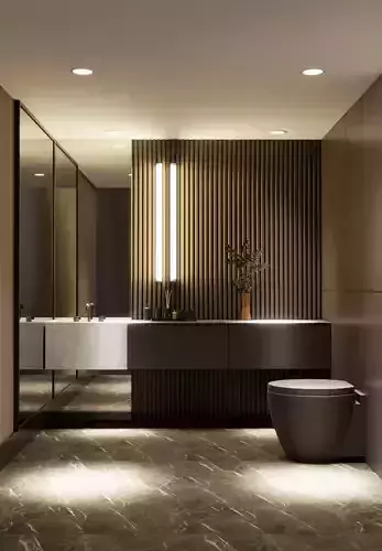 modern bathroom 3D model