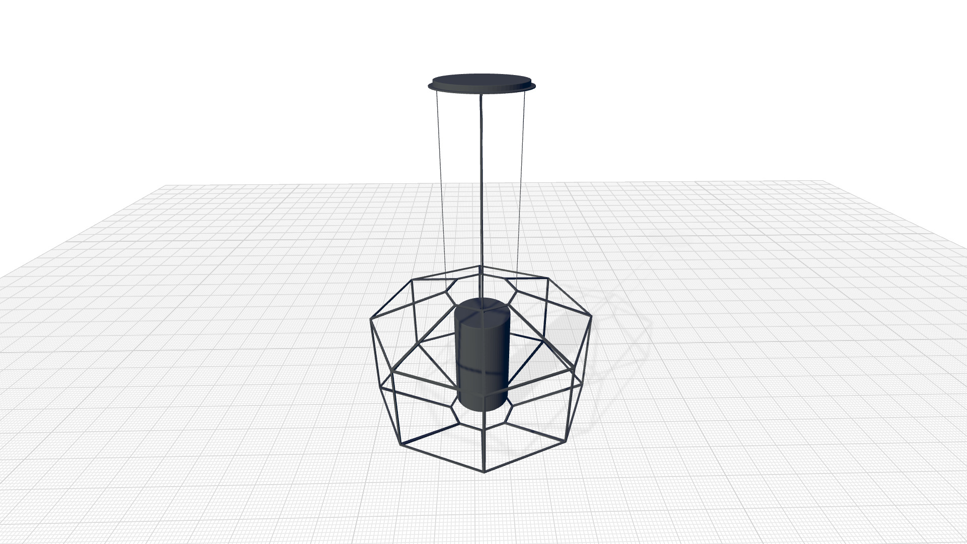 Westerberg Geometric Pendant 3D model_2