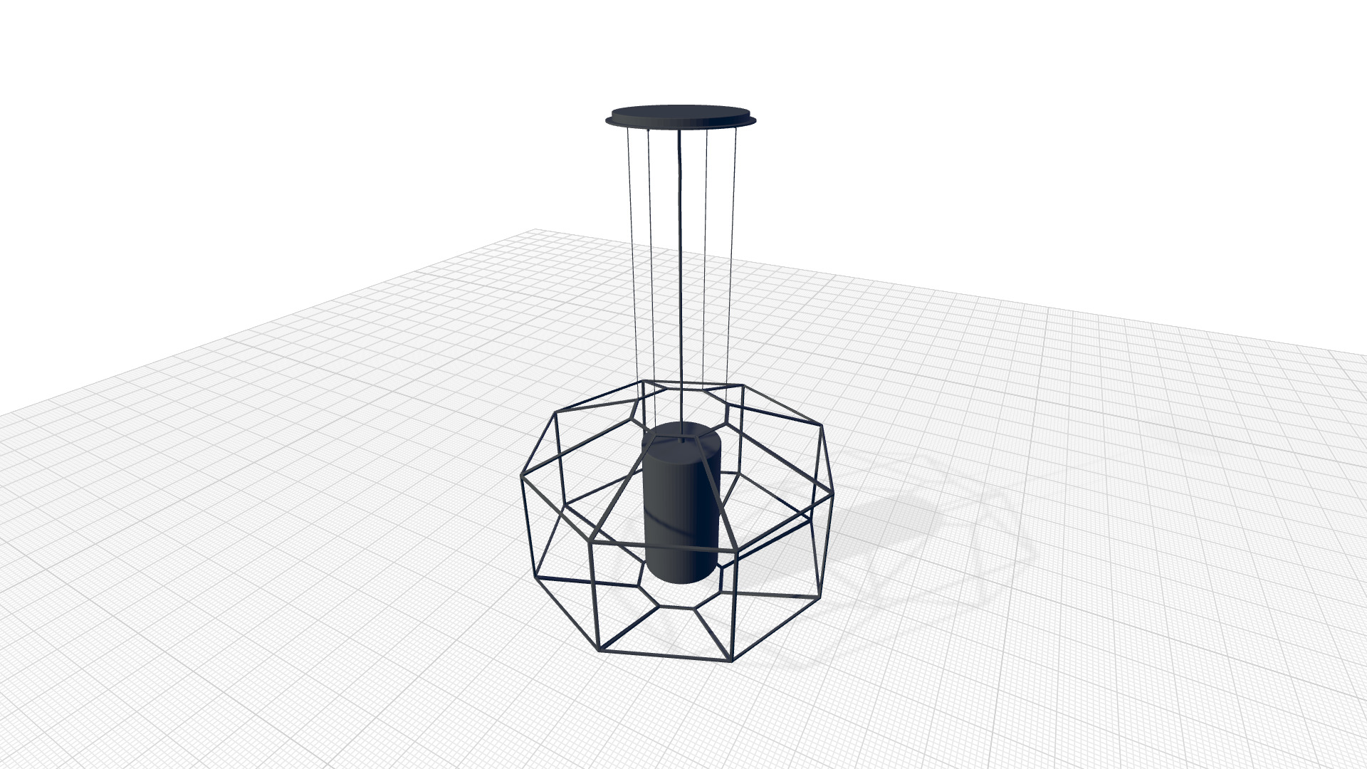 Westerberg Geometric Pendant 3D model_3