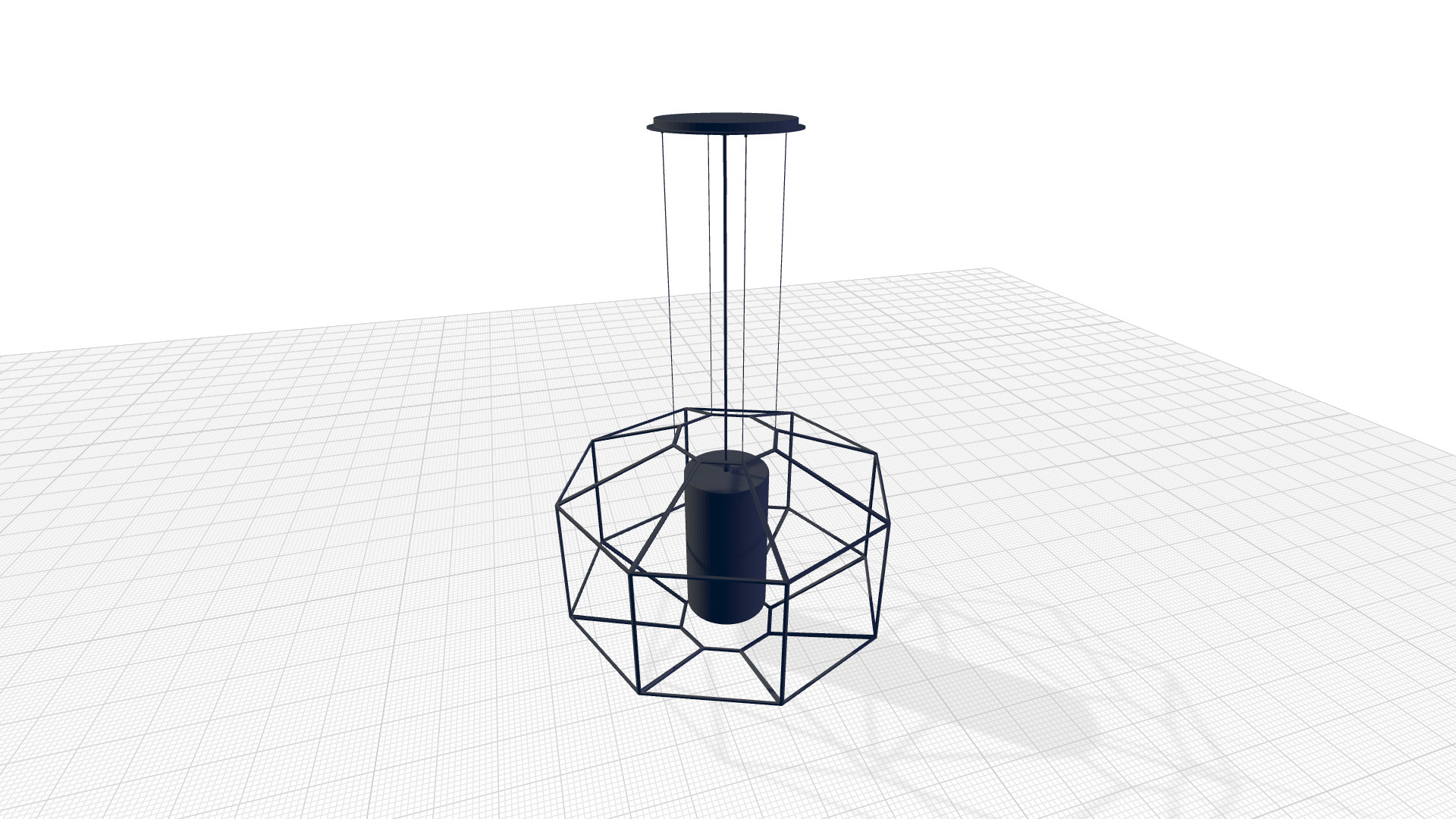 Westerberg Geometric Pendant 3D model_4