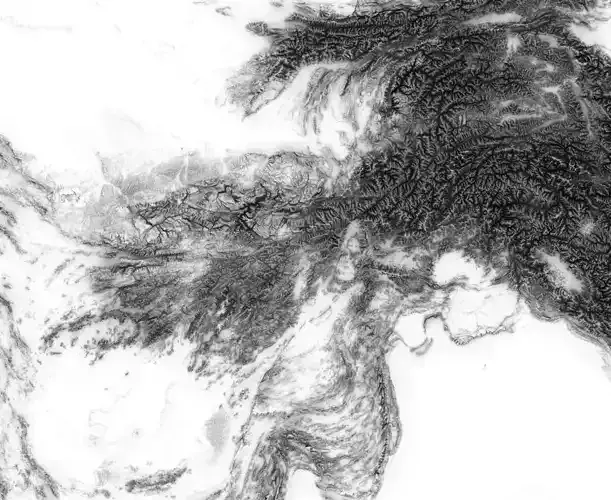 Afghanistan High resolution 22k occlusion map