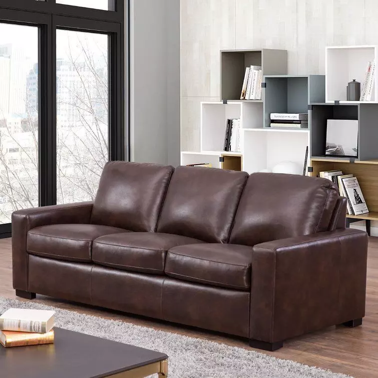 Lopiccolo Leather Arm Sofa Chair 3D model_0