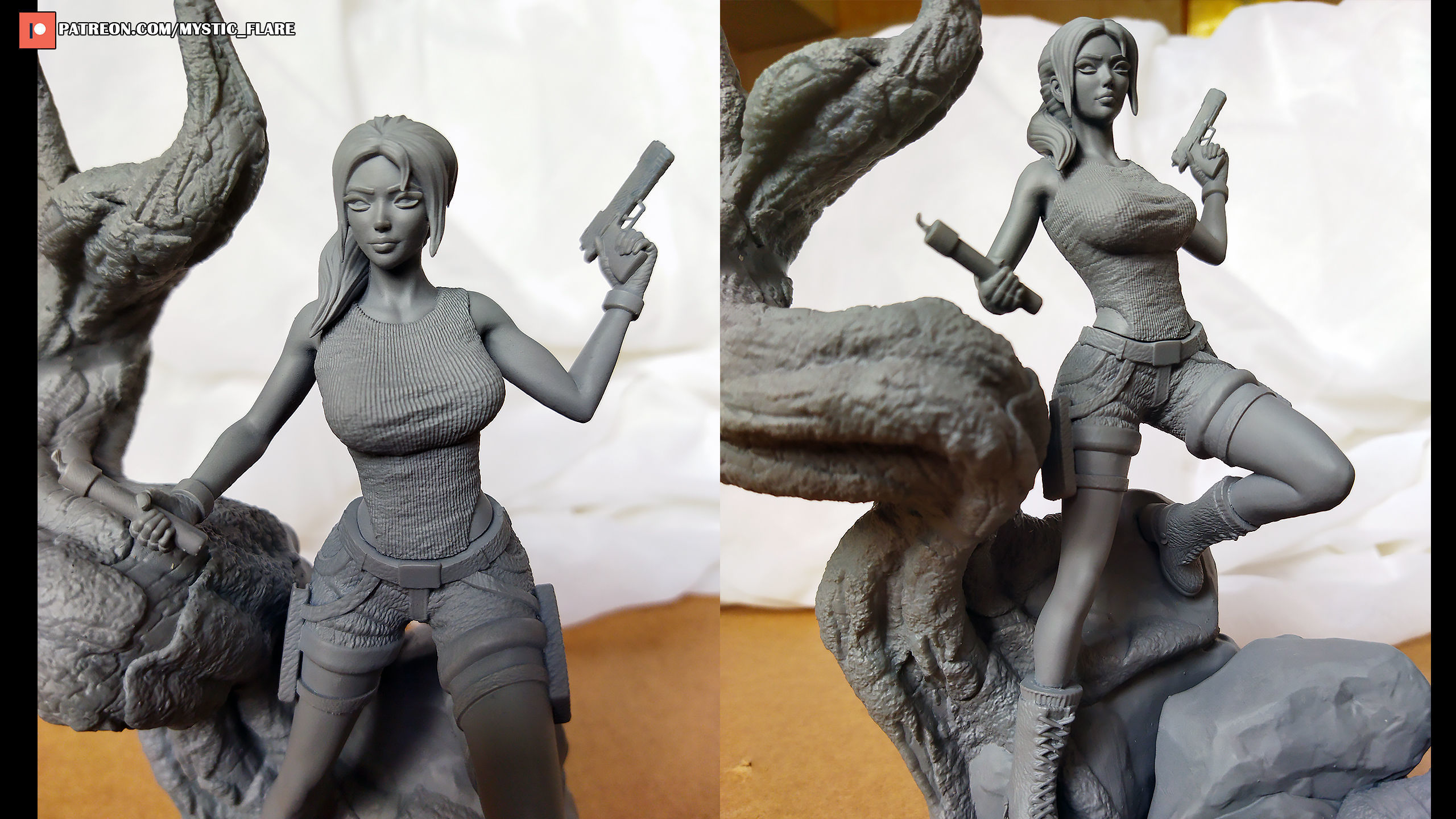 Lara Croft Tomb Raider 3D print model_7
